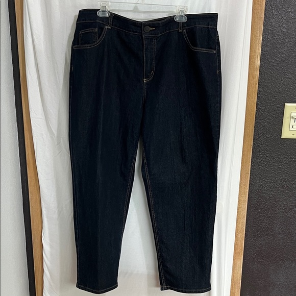 Just My Size Classic Stretch Denim - Dark Blue - Picture 2 of 10
